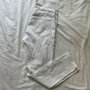 Mother Denim White Skinny Jean